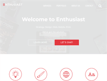 Tablet Screenshot of enthusiastinc.com